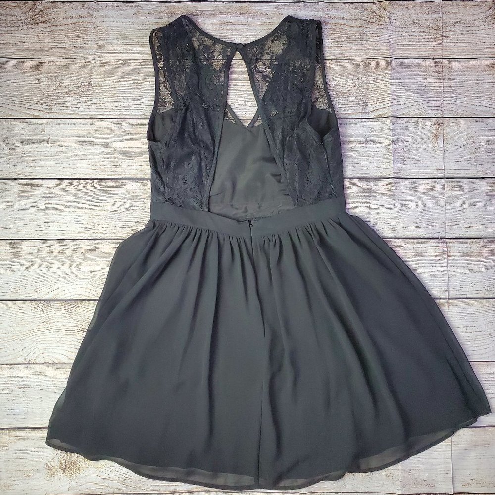 Lbd With Lace Top And Open Back - image 3